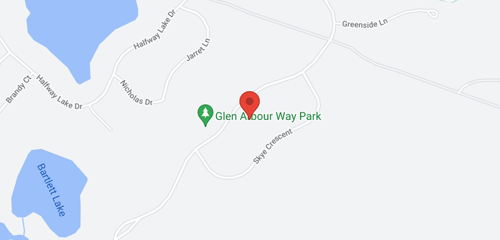 map of 127 Glen Arbour Way